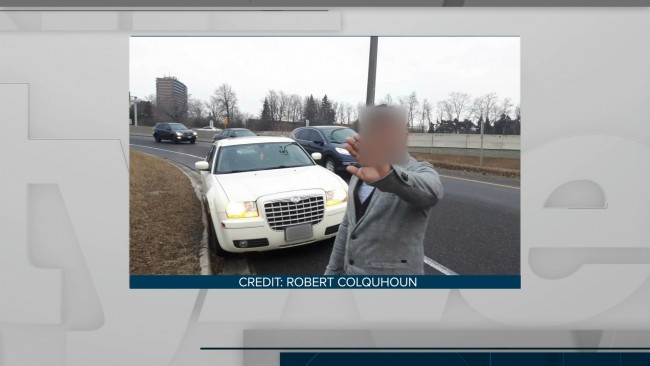 多伦多高速路出口出现这样的骗局 你遇到过吗