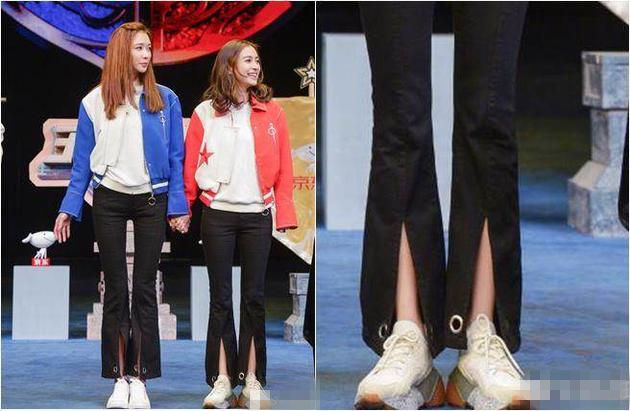 与长腿林志玲同台比美！baby的厚底鞋亮了