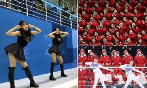 天壤之别！韩国与朝鲜拉拉队，这对比...