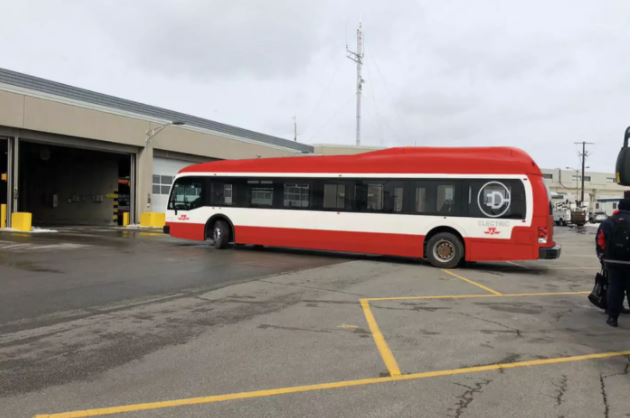 多伦多全电动公交车 亮相