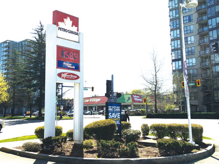 158.9大温汽油价再攀新高 贺谨：或向南寻油