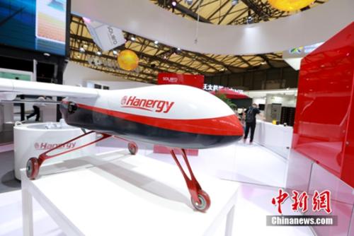 汉能无人机亮相展会