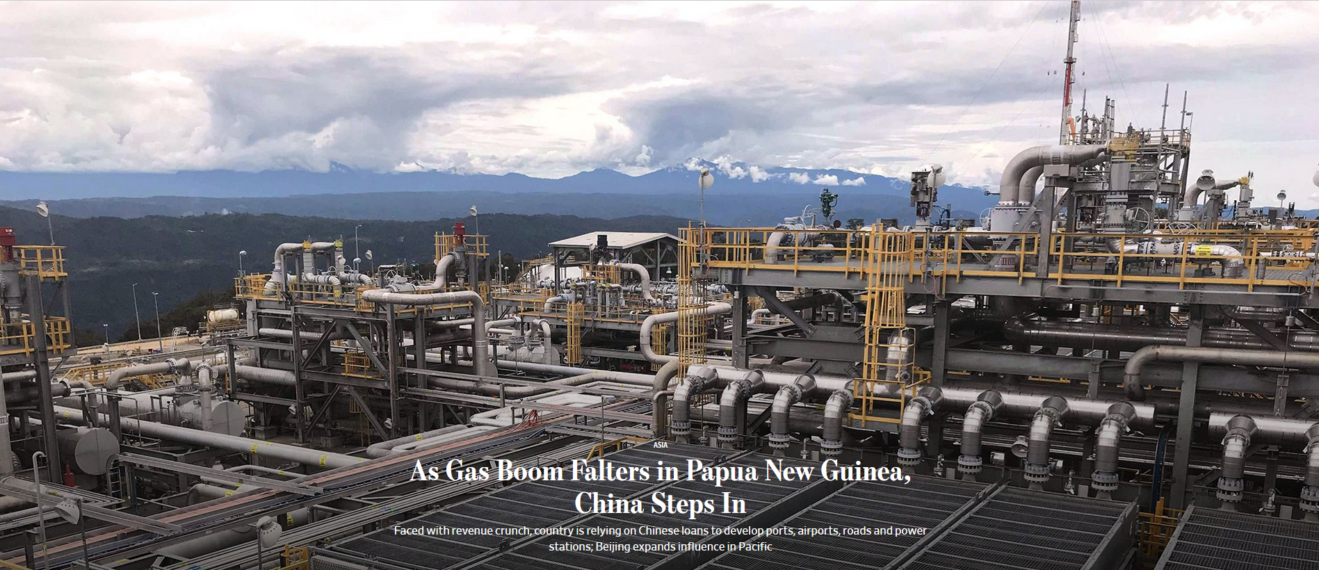 美媒：天然气降价重创巴布亚新几内亚，中国援助逆风进场