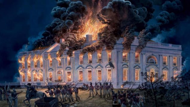 烧白宫的到底是谁？ 两百多年前，加拿大人差点儿成了美国人