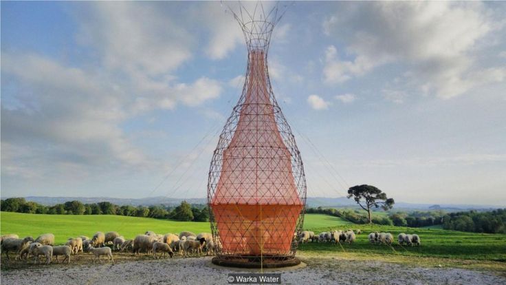 一座意大利制造的瓦尔卡塔，它能从清晨的薄雾中吸收水分。