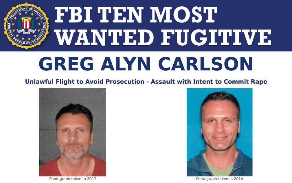 洛杉矶男演员登十大通缉犯名单 FBI邀你破案