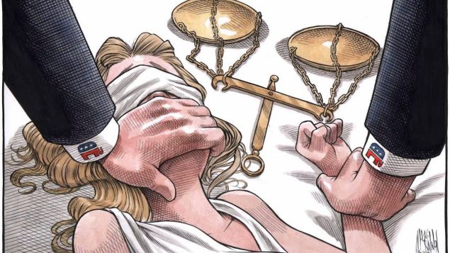 你不能视而不见：加拿大漫画家根据对美国大法官候选人的性侵指控作画