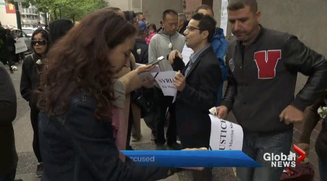 申小雨案疑犯再出庭 华人和叙利亚团体庭外对峙