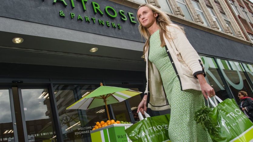 英国超市女顾客