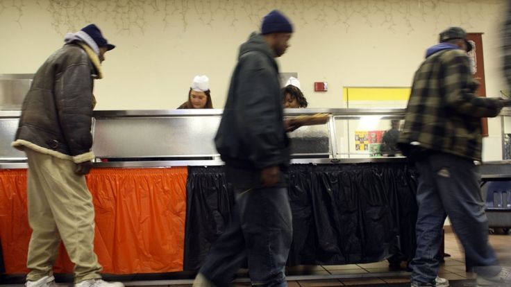 底特律的慈善施舍点