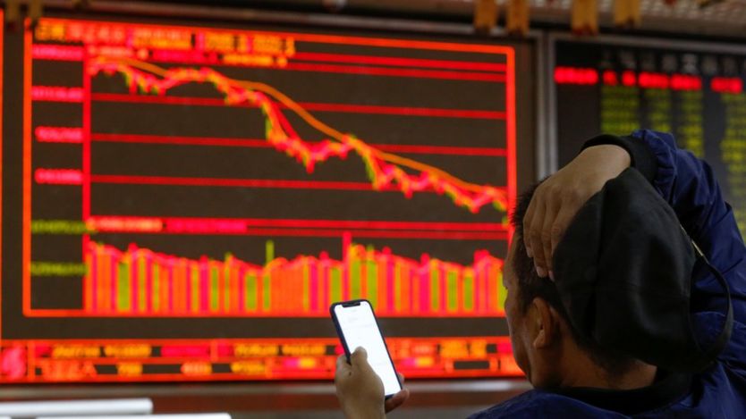 中国股市在周四跟随美国股市大跌。