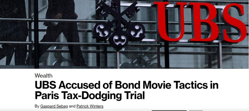 堪比大片！瑞银帮富人偷税784亿 手法如007电影