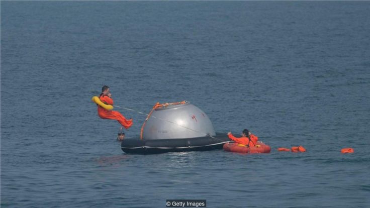 在此项目中，已有一些欧洲航天局的宇航员与中国同行一起进行溅落训练。(Credit: Getty Images)