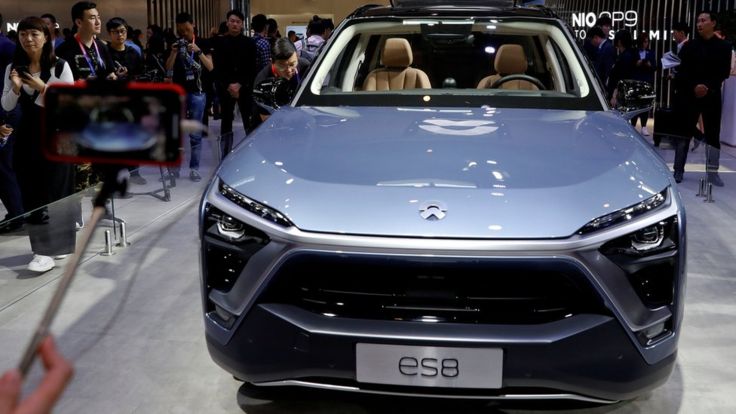 Nio ES8 在北京车展展出