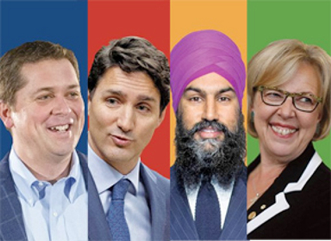 十月联邦大 选  特鲁多危机四伏