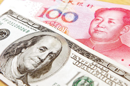 人民币对美元汇率破七 流加资金减不利楼市股市