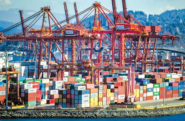 进口商品激增，货柜不够用了，温港输出进半空货柜
