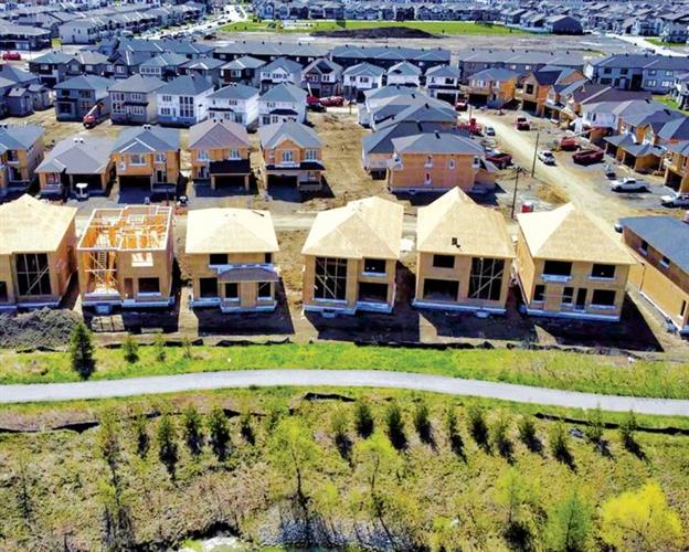 加拿大上月新屋动工量减少 但仍处于相当高水平