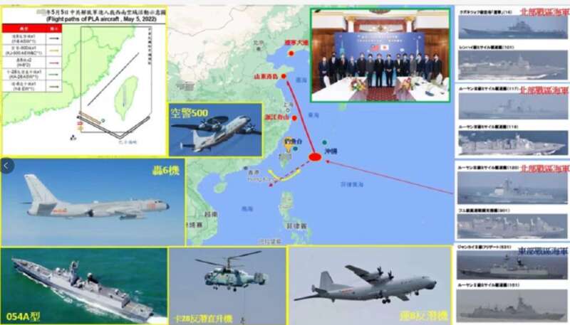 非比寻常!四大航母战斗群同框台湾东部海域?