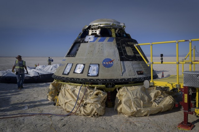 波音星际飞机太空任务结束成功返回地球 世界万象 全球 联合新闻网