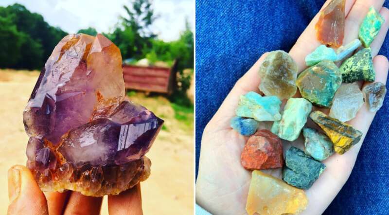 加拿大这紫水晶矿场免费开放 遍地宝石随便挖