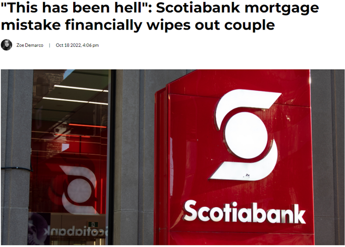 银行贷款出问题 加拿大夫妇换房导致倾家荡产