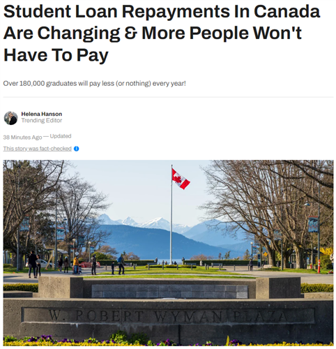 重磅！加拿大学生贷款改革！这些人不用还钱了！