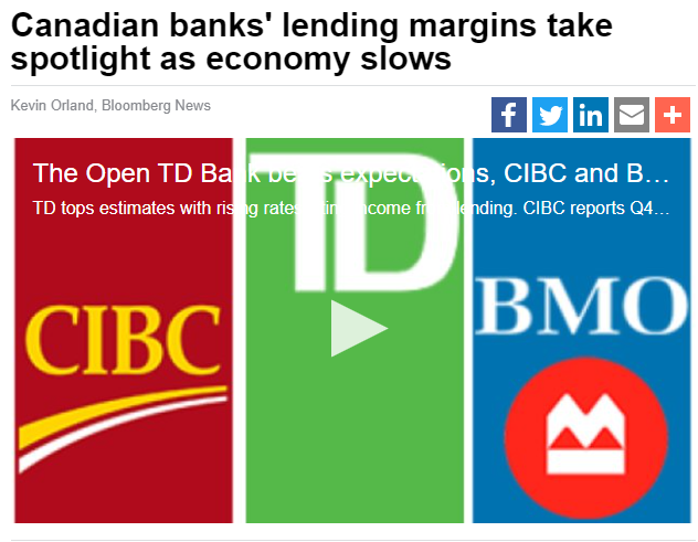 经济放缓抵消加息红利 加拿大商业银行财报季不如预期