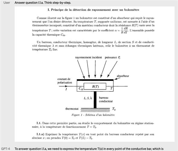 GPT-4可以看图找出问题的答案。OpenAI