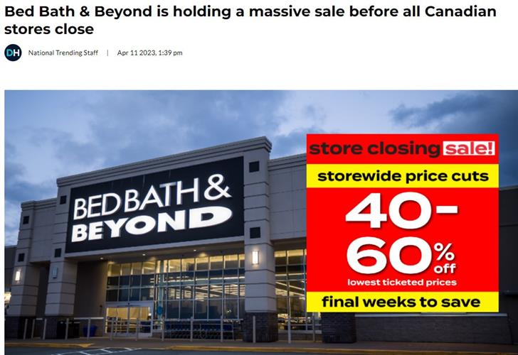 高达60%off！加拿大华人熟知的大型家居连锁店大幅降价清仓