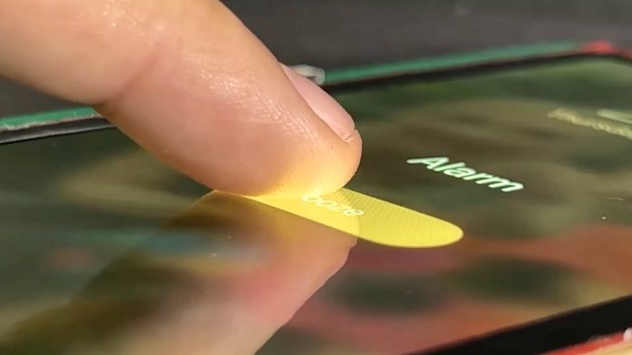 未来手机屏幕增触感 弹出式键盘可凹可凸