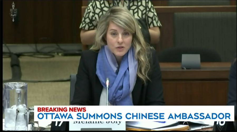 加拿大召见中国大使，不排除驱逐外交官！中方回应