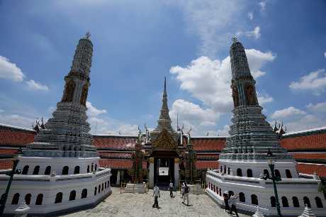 曼谷大皇宫。（美联社）