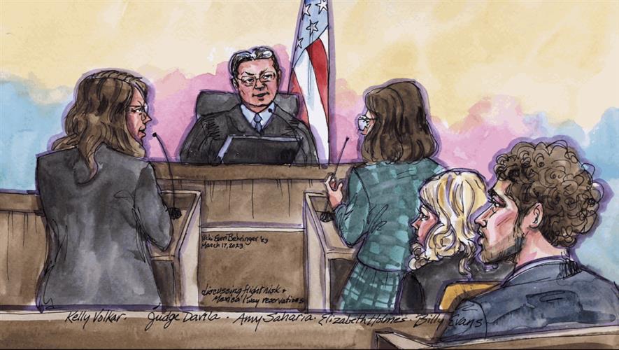 Theranos案轰动一时，整个审讯过程受外界关注。 路透社