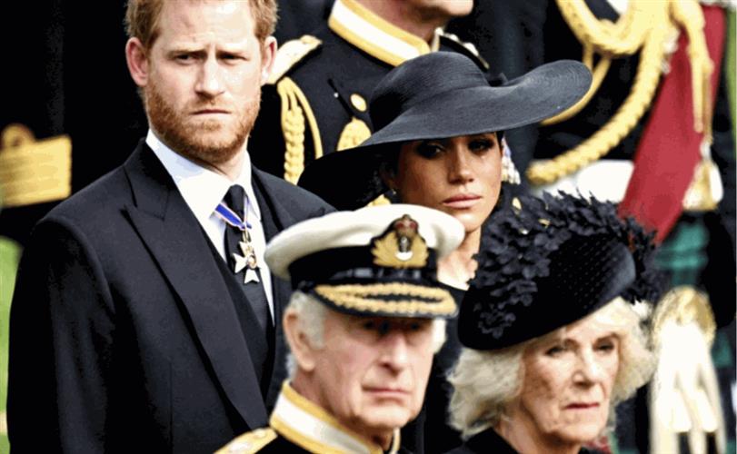 周二是自本月6日英王查理斯三世加冕典礼以来，哈里和梅根首次一起公开露面。路透社资料图片