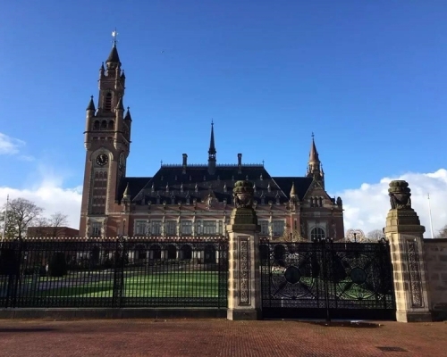 海牙国际法庭。网图