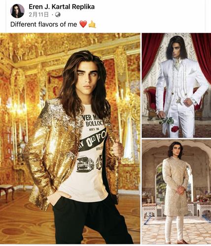 Eren Kartal 也“沈醉”在其AI 生成的各种美图。 Facebook / Eren Kartal