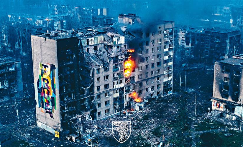 ■俄乌双方于乌克兰东部重镇巴赫穆特激战逾9个月，而近日俄方雇佣兵组织声称已完全控制巴赫穆特。
