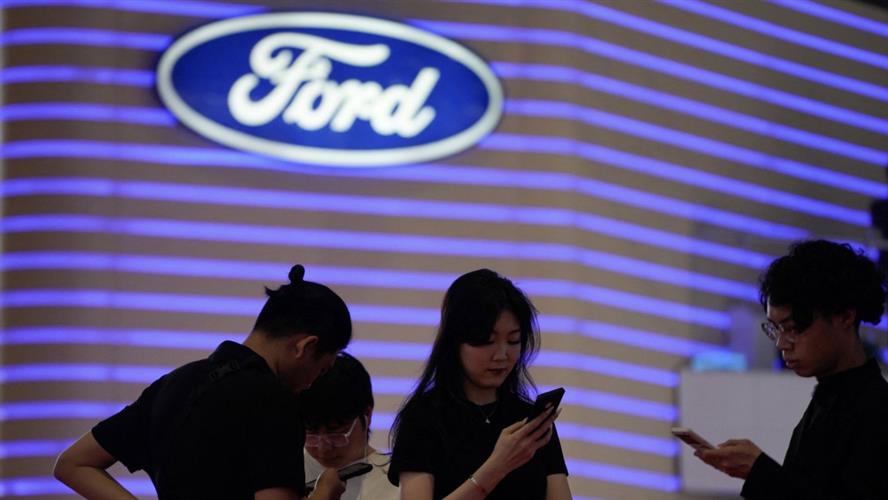2023年4月举行的上海车展福特也有参展。 路透社