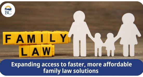BC省更多家庭可获得免费快捷的家庭法支援服务