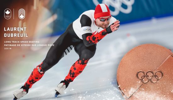 加拿大男子速度滑冰选手500米摘铜牌：女子冰球晋级半决赛