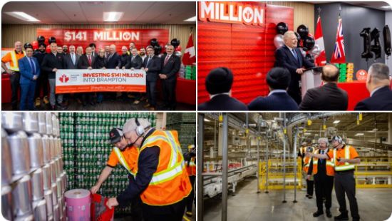 福特宣布: 加拿大可口可乐将在大多伦多投资$1.4亿扩建!