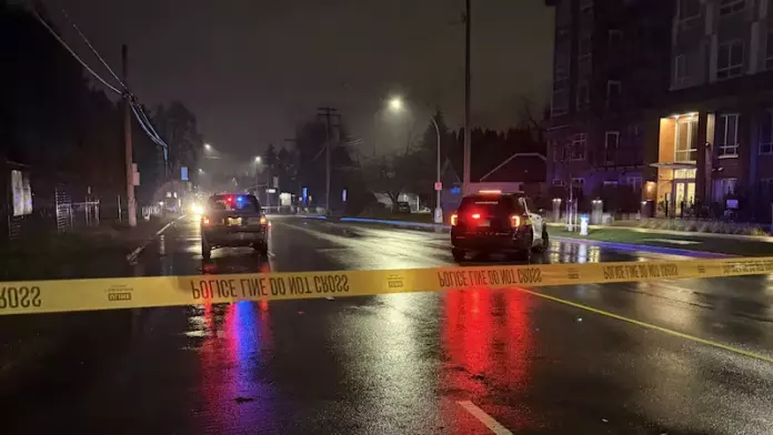 行人雨天路黑穿深色衣出门 在阿波斯福被车撞死