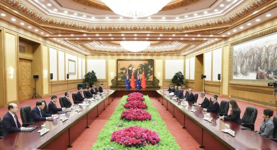 中国国家主席习近平会见澳大利亚总理阿尔巴尼斯