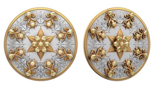 罕见！加拿大发售奢华铂金镶钻硬币，一枚要价接近买房首付