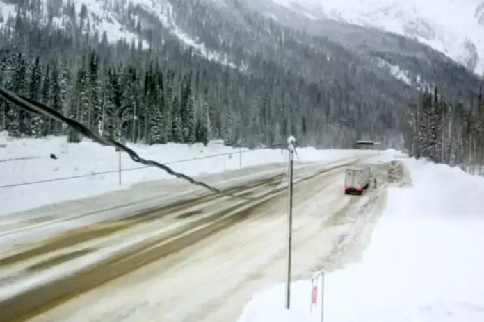 加拿大十大危险冬季道路榜单出炉 山区及水畔宜当心