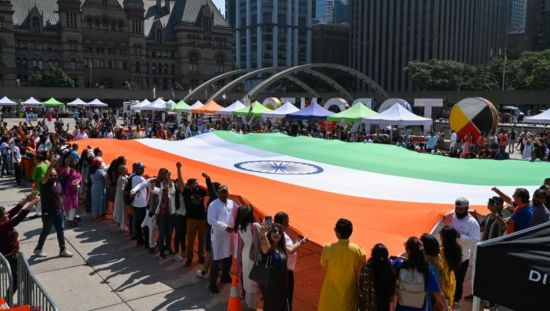 100万印度人恐赖在加拿大! 示威