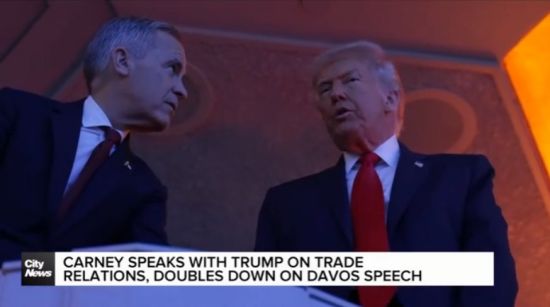 卡尼否认向特朗普低头：我在达沃斯说的话，一句都没收回