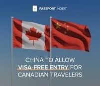 重磅！中国决定对加拿大单方面免签，2月17日起实施