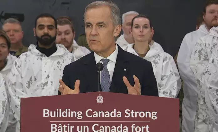 总理卡尼宣布捍卫北极投资350亿元建设空军基地